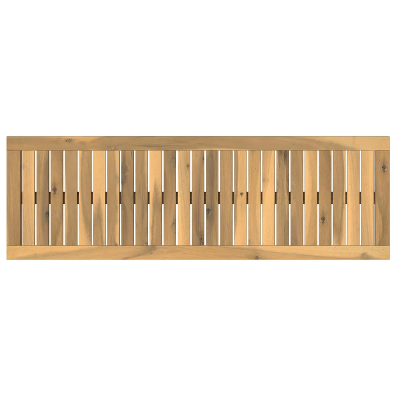 Table Top 108.5 x 35 x 2 cm Rectangular Solid Acacia Wood