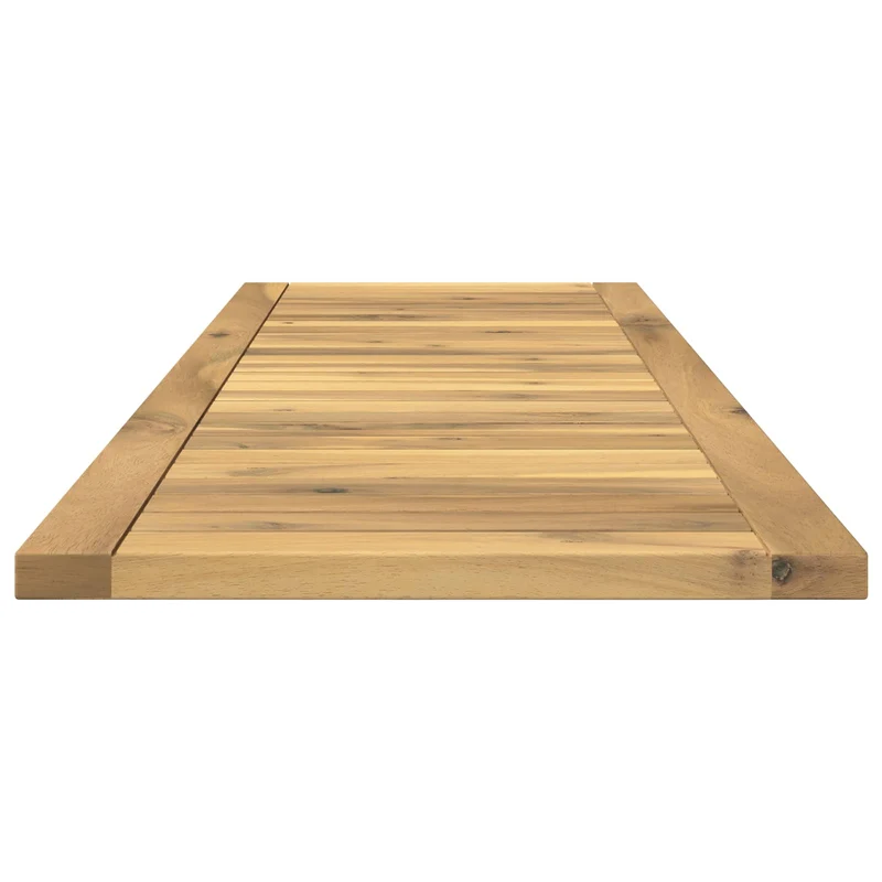 Table Top 108.5 x 35 x 2 cm Rectangular Solid Acacia Wood