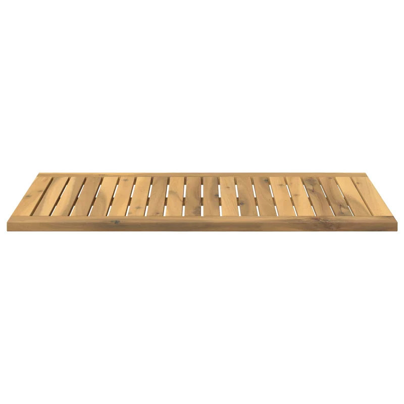 Table Top 80.5 x 40 x 2 cm Rectangular Solid Acacia Wood