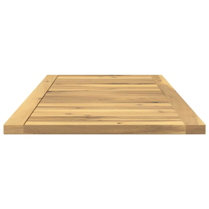 Table Top 80.5 x 40 x 2 cm Rectangular Solid Acacia Wood