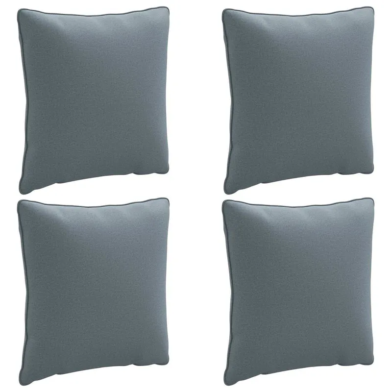 Back Cushion PUTTEN 4 pcs 100% Polyester Blue 40 x 40 x 15 cm