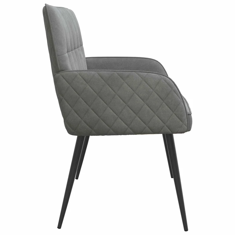 2 Seater Sofa with Metal Legs 2-Seater Dark Grey Velvet