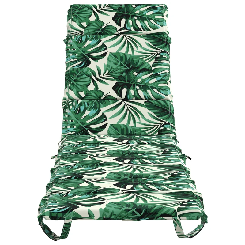 Sunlounger Cushion GEMERT 100% Polyester Leaf Pattern