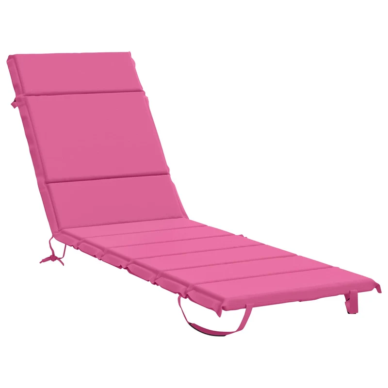 Sunlounger Cushion GEMERT 100% Polyester Pink 200 x 55 x 3 cm