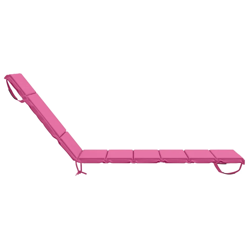 Sunlounger Cushion GEMERT 100% Polyester Pink 200 x 55 x 3 cm