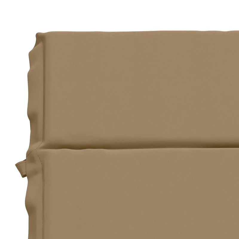 Sunlounger Cushion GEMERT 100% Polyester Taupe 200 x 55 x 3 cm