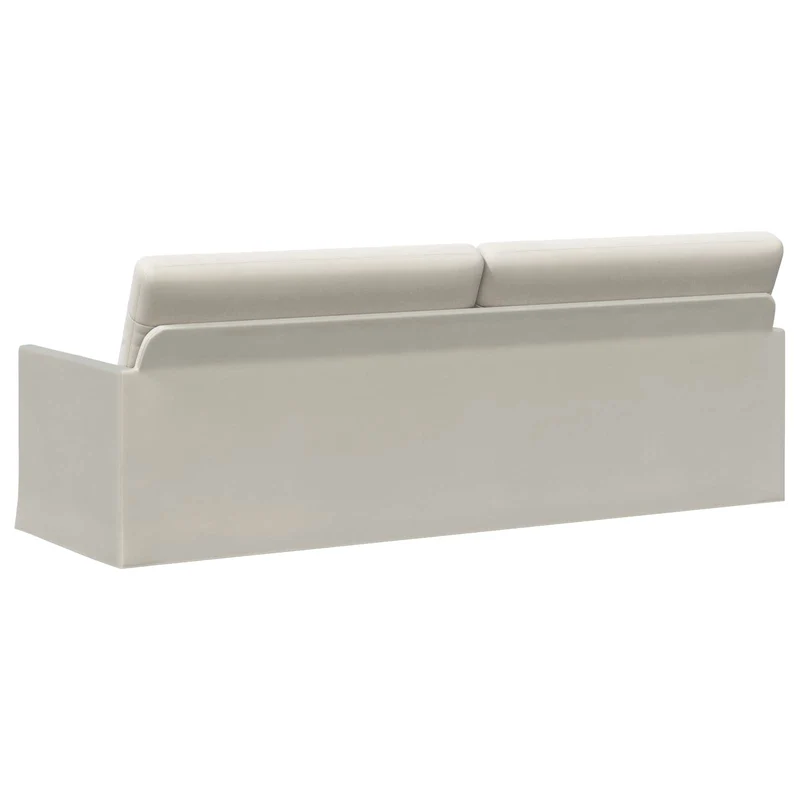 3 Seater Sofa Cream 220 x 81 x 82 cm Velvet
