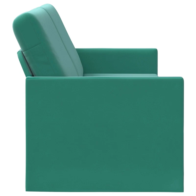3 Seater Sofa Turquoise 220 x 81 x 82 cm Velvet