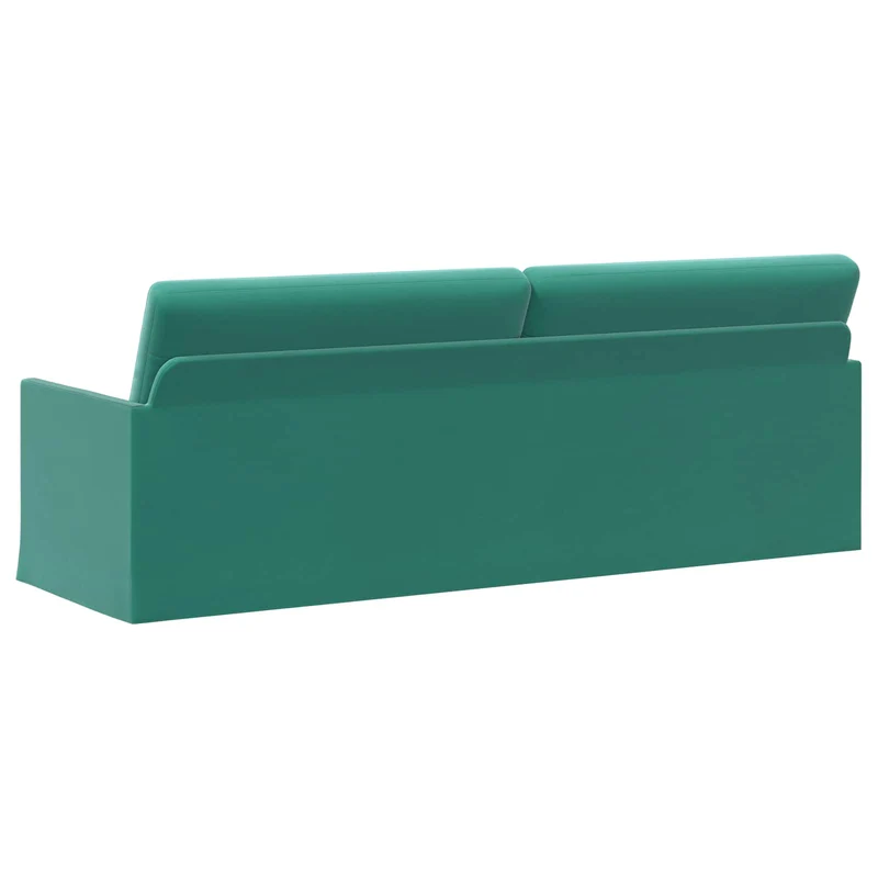 3 Seater Sofa Turquoise 220 x 81 x 82 cm Velvet