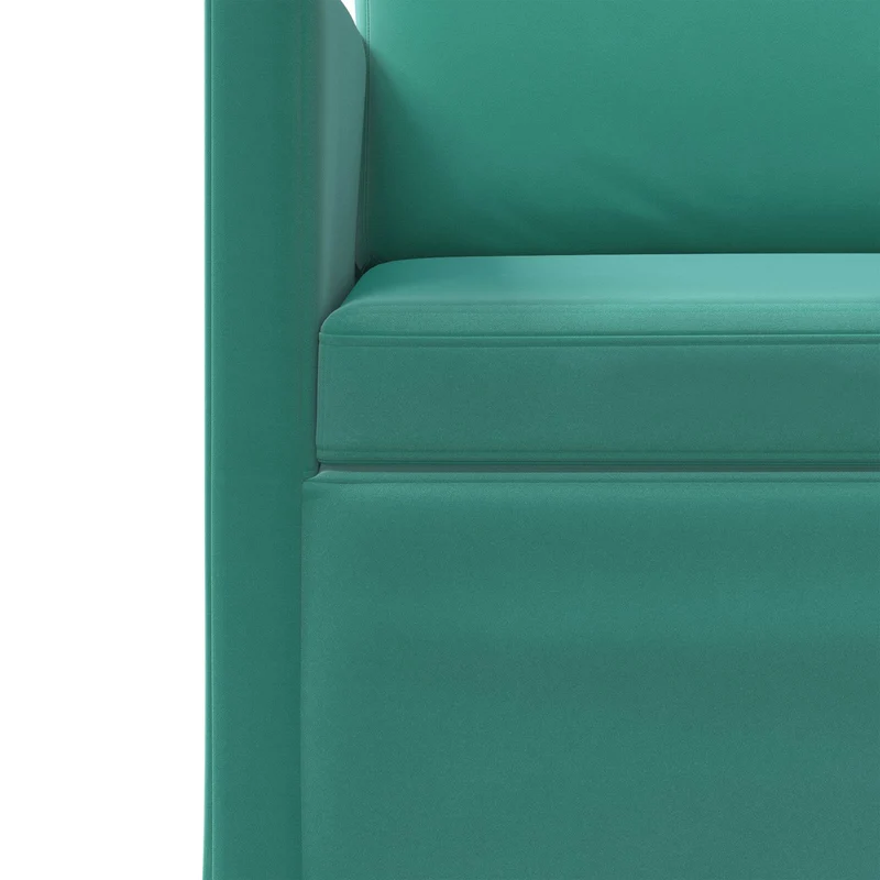 3 Seater Sofa Turquoise 220 x 81 x 82 cm Velvet