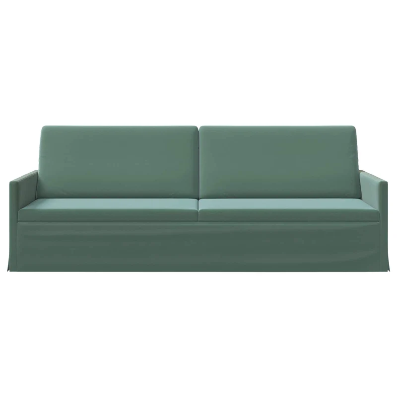 3 Seater Sofa Sea Green 220 x 81 x 82 cm Velvet