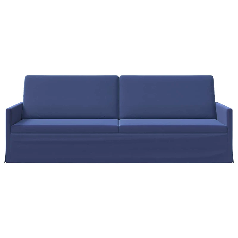 3 Seater Sofa Police Blue 220 x 81 x 82 cm Velvet