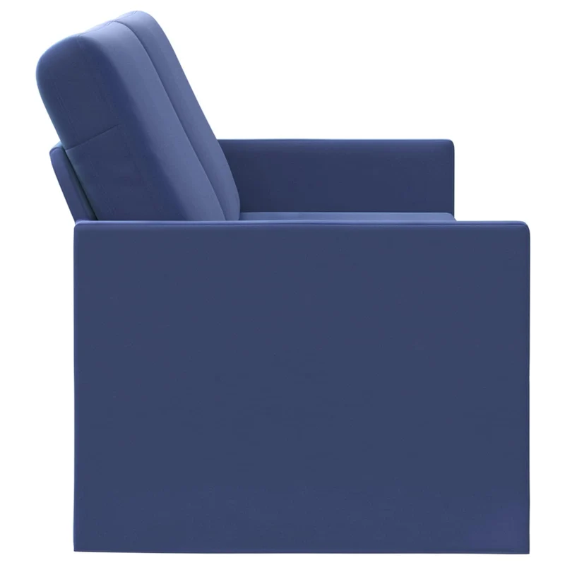 3 Seater Sofa Police Blue 220 x 81 x 82 cm Velvet