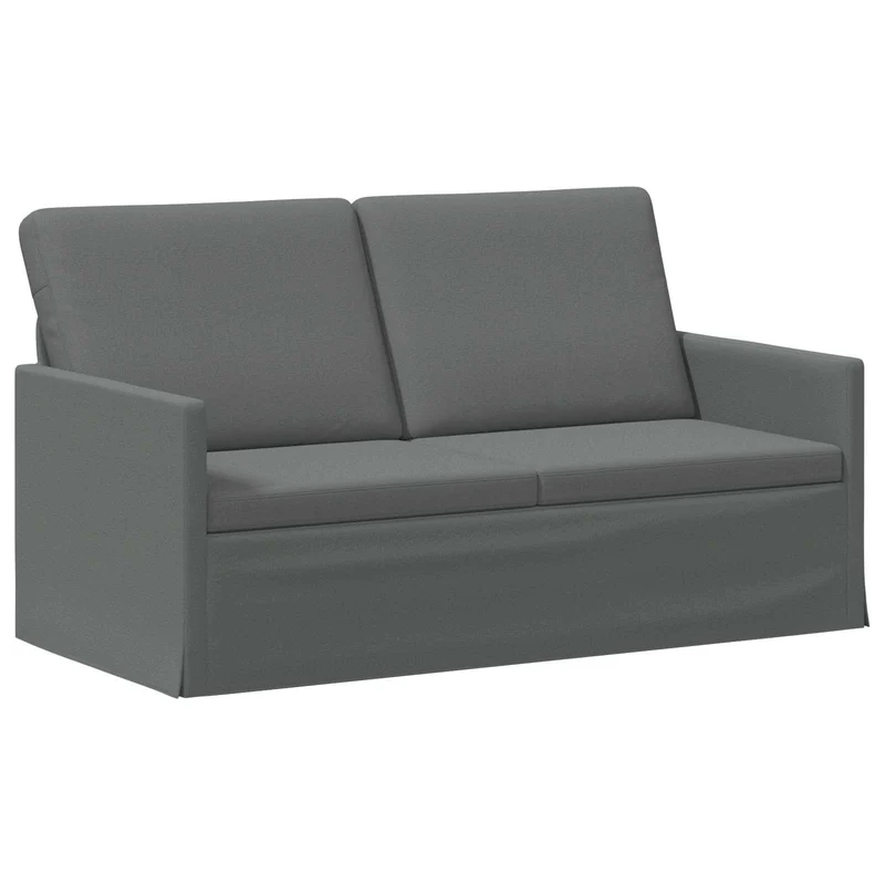 2 Seater Sofa Dark Grey 150 x 81 x 82 cm Fabric