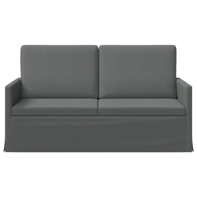 2 Seater Sofa Dark Grey 150 x 81 x 82 cm Fabric