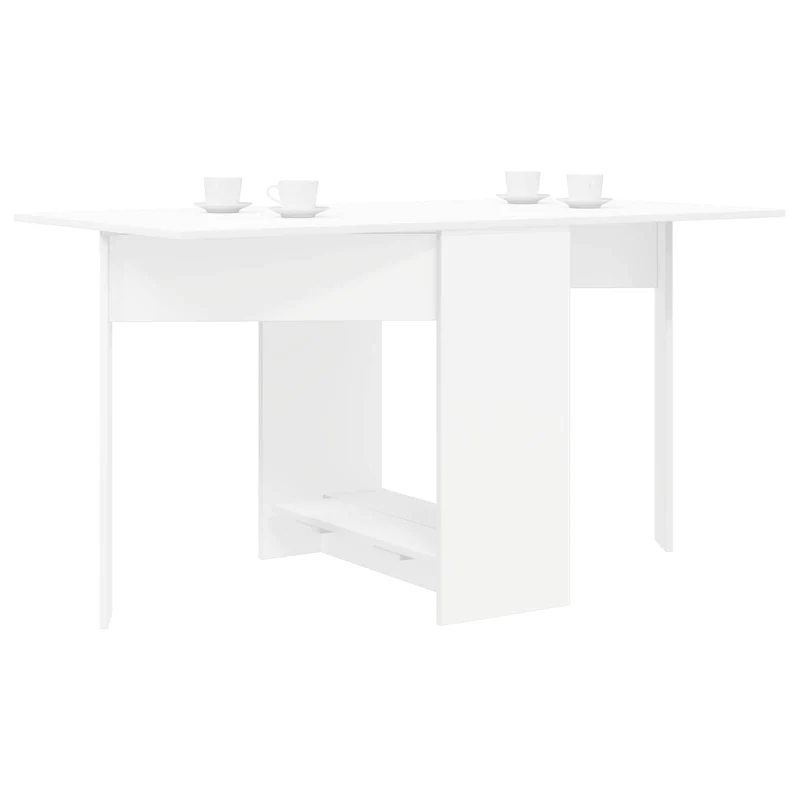 Dinning Table 138 x 70 x 73.5 cm Engineered Wood White