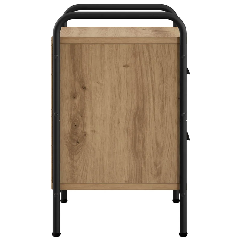 Bedside Cabinet 2 pcs Artisan Oak 40 x 30 x 50 cm