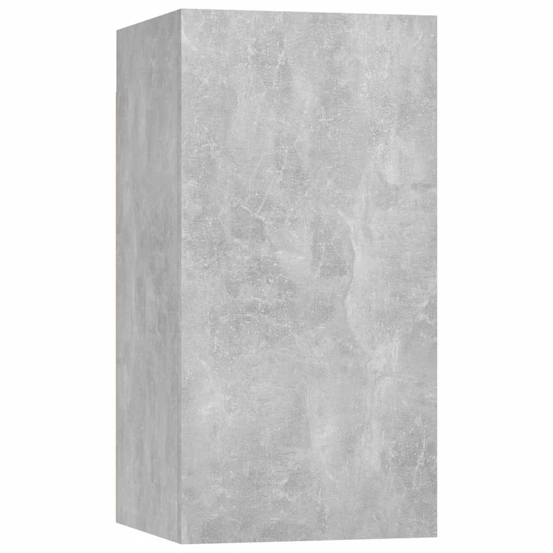 7 Piece TV Cabinet Set Concrete Grey 30,5x30x60 cm Engineered Wood