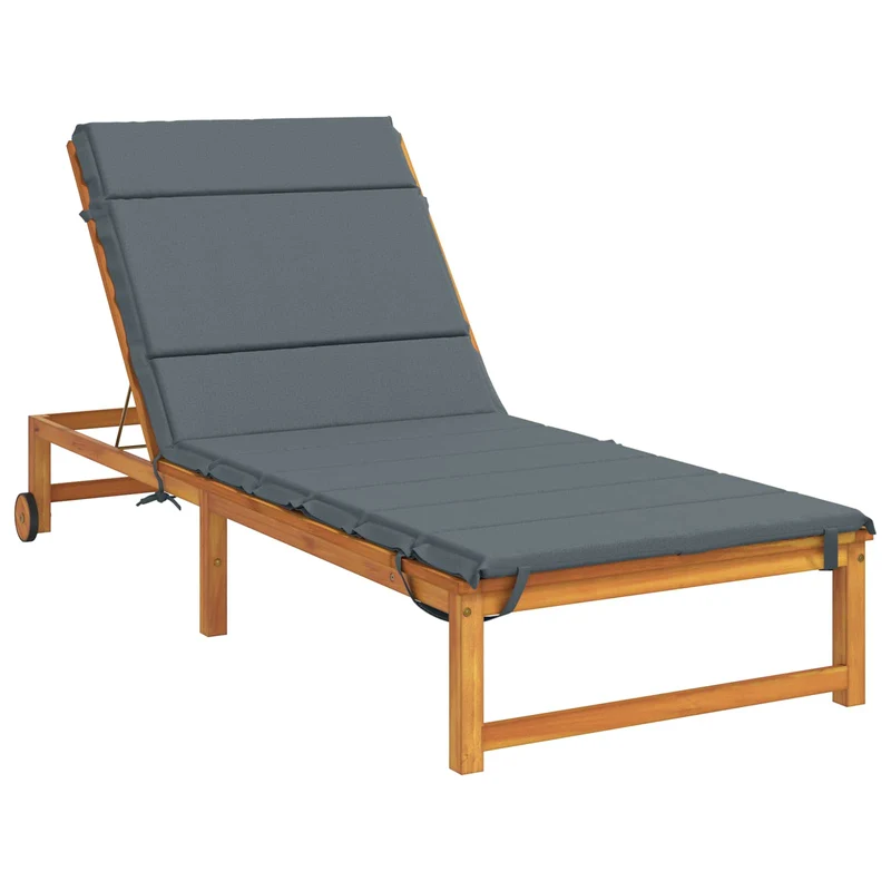 Sunlounger Cushion GEMERT 100% Polyester Blue 200 x 70 x 3 cm