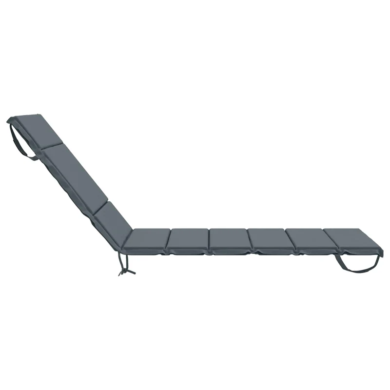 Sunlounger Cushion GEMERT 100% Polyester Blue 200 x 70 x 3 cm