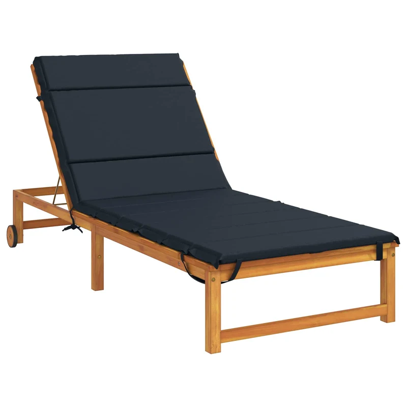 Sunlounger Cushion GEMERT 100% Polyester Dark Blue