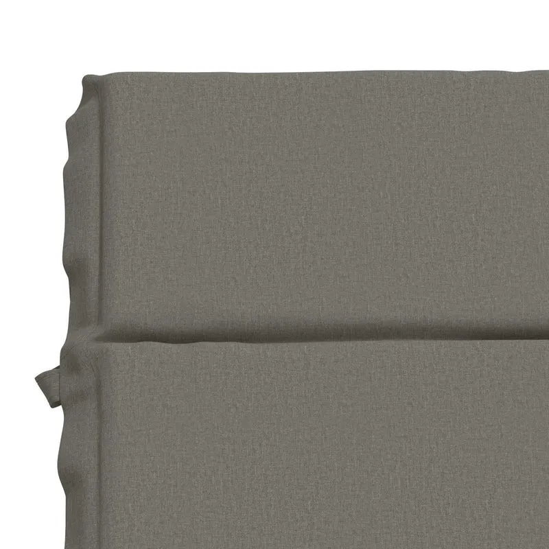 Sunlounger Cushion GEMERT 100% Polyester Grey 200 x 70 x 3 cm