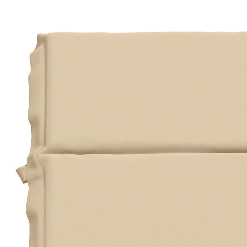 Sunlounger Cushion GEMERT 100% Polyester Cream 200 x 70 x 3 cm