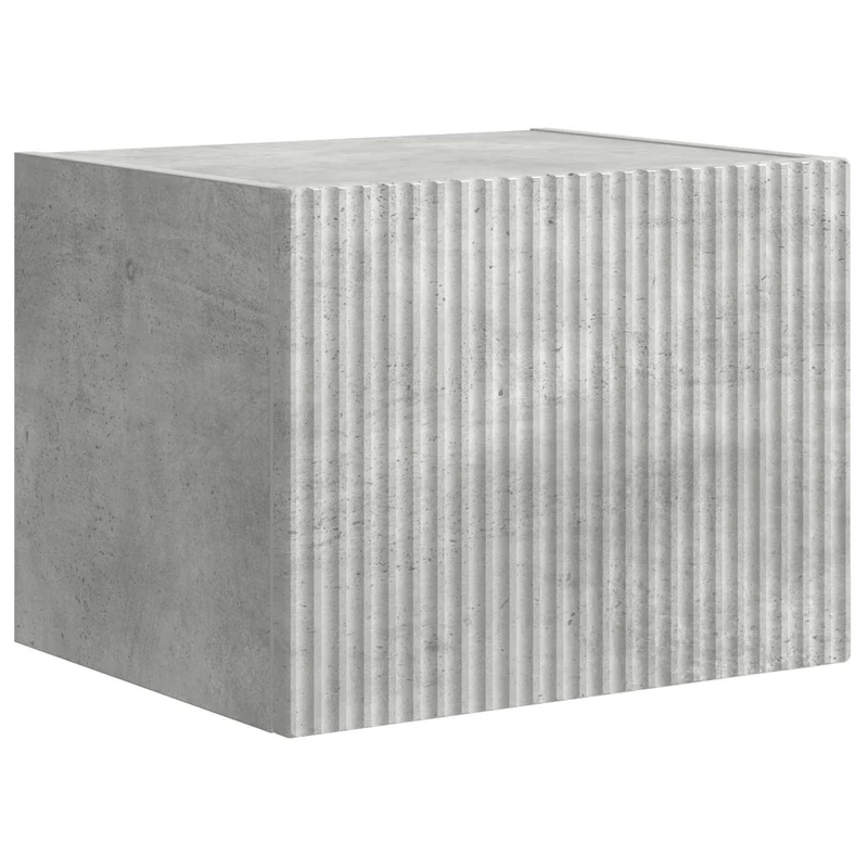 TV Wall Cabinet Set 6 pcs Concrete Grey