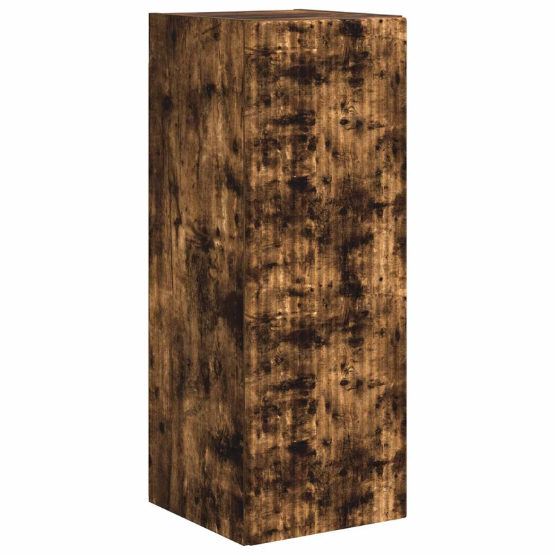 TV Wall Cabinet Set 6 pcs Smoked Oak