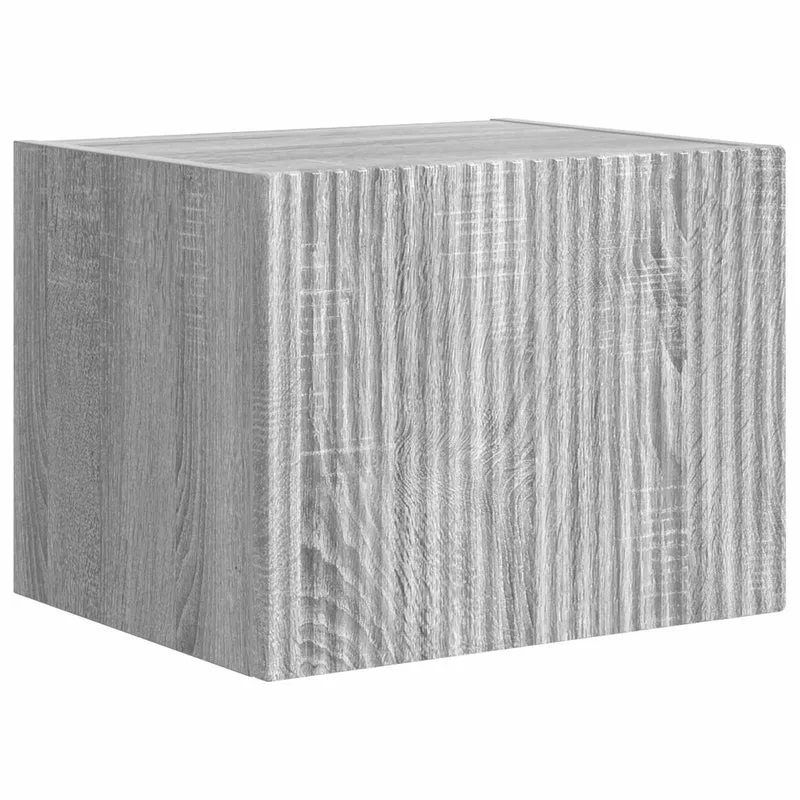 TV Wall Cabinet Set 6 pcs Grey Sonoma