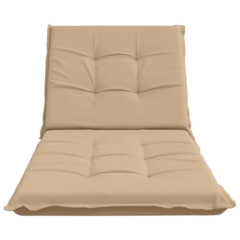 Sunlounger Cushion GEMERT 100% Polyester Sand 190 x 90 x 9 cm