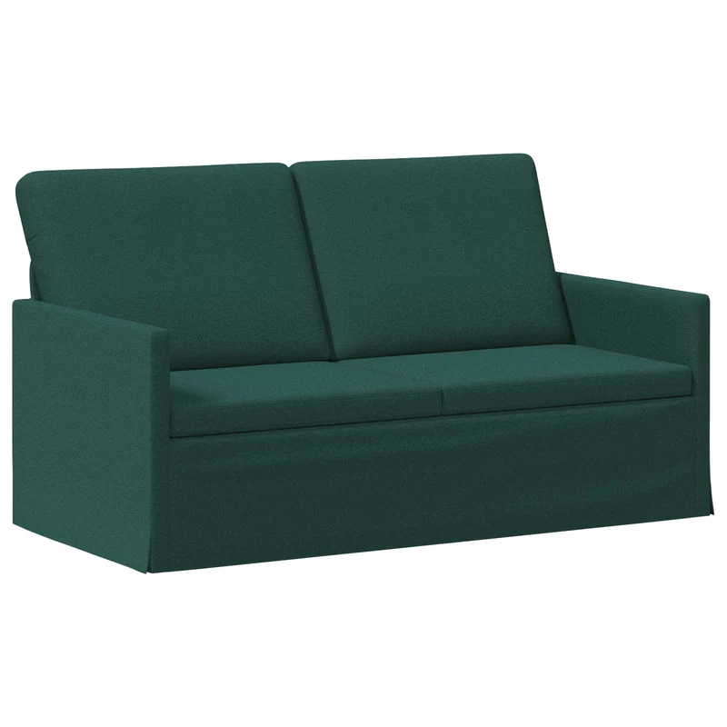 2 Seater Sofa Dark Green 150 x 81 x 82 cm Fabric