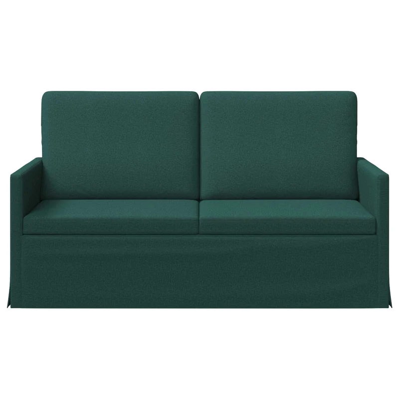 2 Seater Sofa Dark Green 150 x 81 x 82 cm Fabric