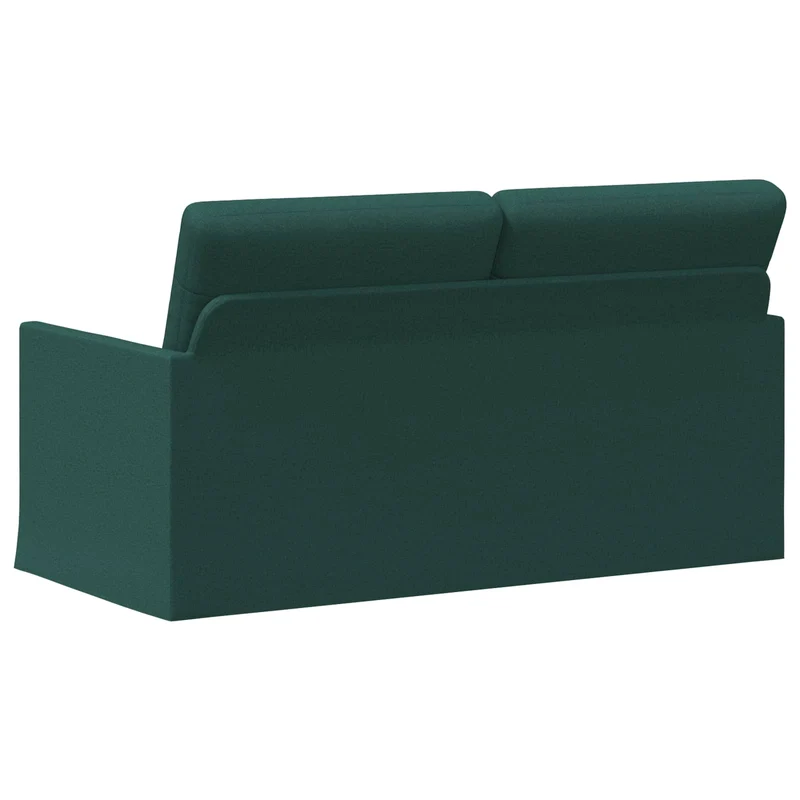 2 Seater Sofa Dark Green 150 x 81 x 82 cm Fabric