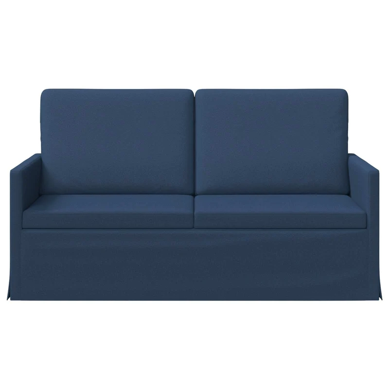 2 Seater Sofa Blue 150 x 81 x 82 cm Fabric