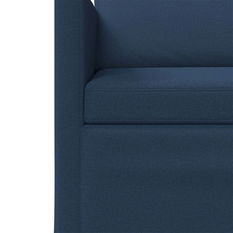 2 Seater Sofa Blue 150 x 81 x 82 cm Fabric