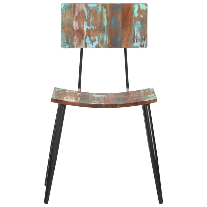Dining Chairs 4 pcs Solid Reclaimed Wood