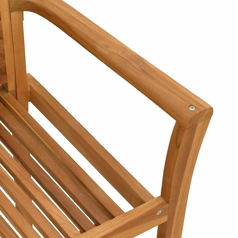 Dining Chair 4 pcs Solid Teak Wood Brown 62 x 55 x 94 cm