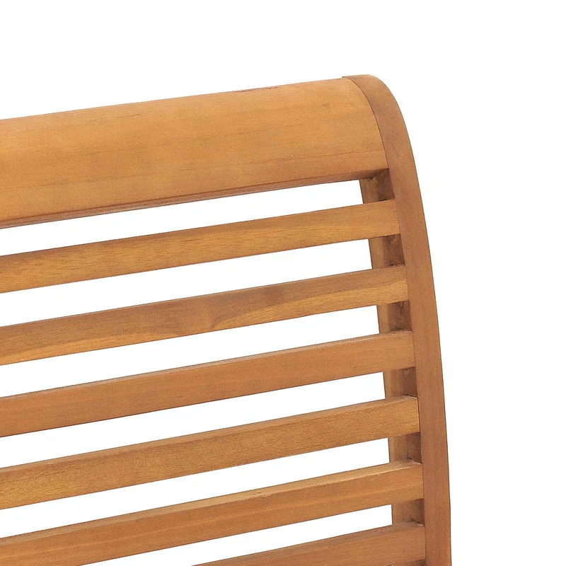 Dining Chair 4 pcs Solid Teak Wood Brown 62 x 55 x 94 cm
