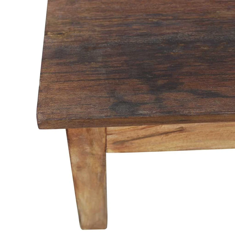 244493 vidaXL Coffee Table Solid Mahogany Wood 96x73x45 cm