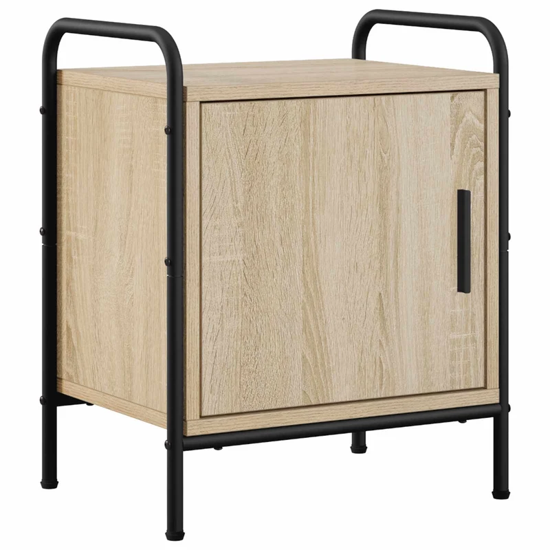 Bedside Cabinet Sonoma Oak 40 x 30 x 50 cm Engineered Wood