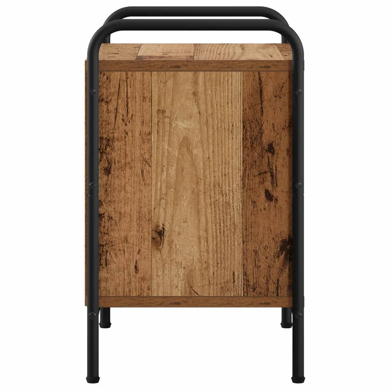 Bedside Cabinet Old Wood 40 x 30 x 50 cm Engineered Wood