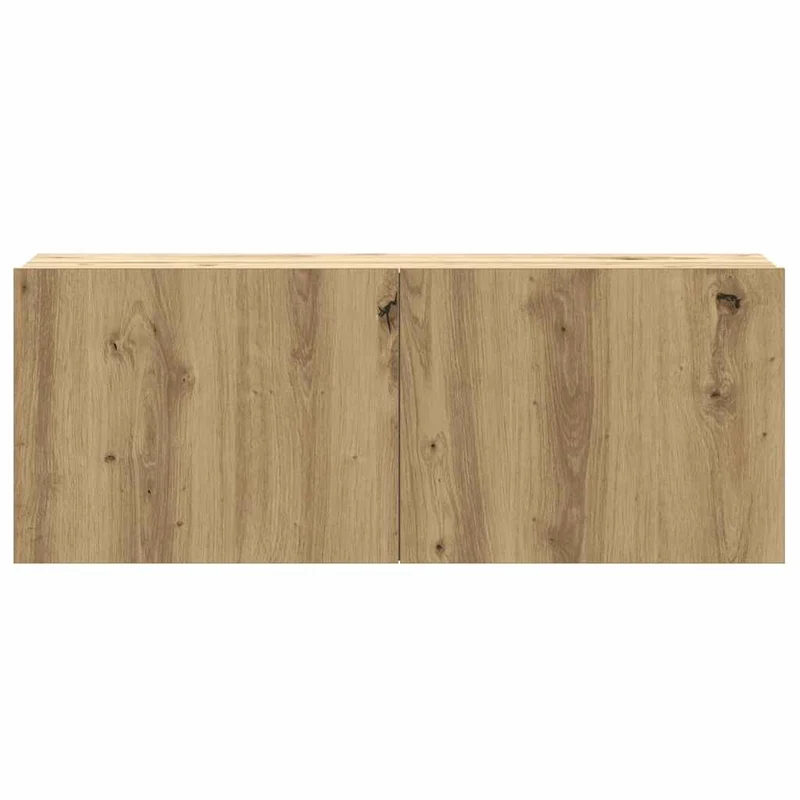 8 Piece TV Cabinet Set Wall-mounted Artisan Oak Engineered Wood