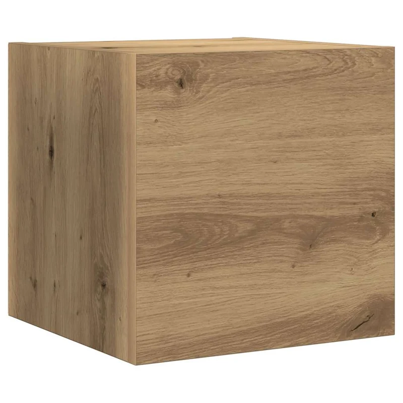 7 Piece TV Cabinet Set Wall-mounted Artisan Oak Engineered Wood