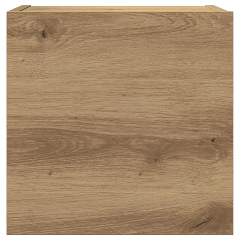 7 Piece TV Cabinet Set Wall-mounted Artisan Oak Engineered Wood