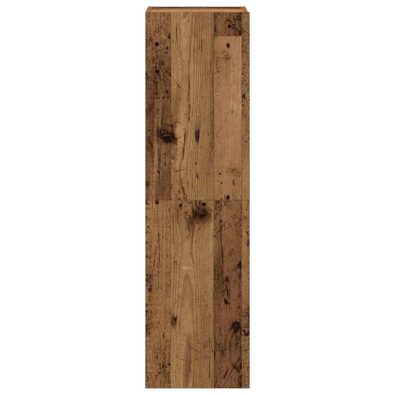 6 Piece TV Cabinet Set Wall-mounted Old Wood Engineered Wood