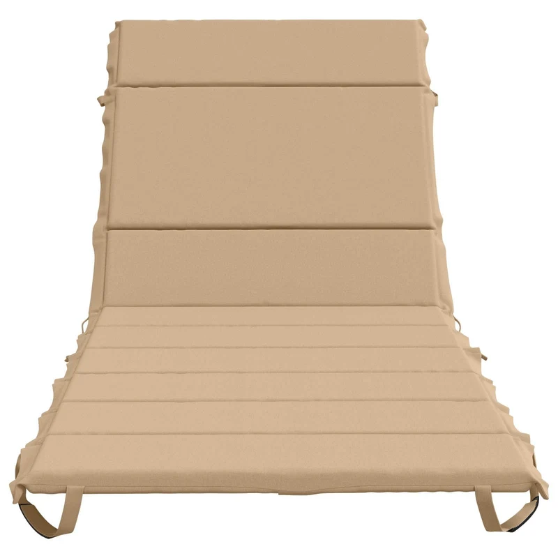 Sunlounger Cushion GEMERT 100% Polyester Sand 200 x 90 x 3 cm