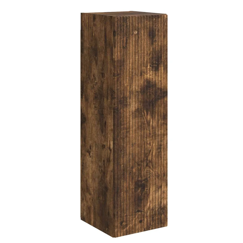 TV Wall Cabinet Set 6 pcs Smoked Oak