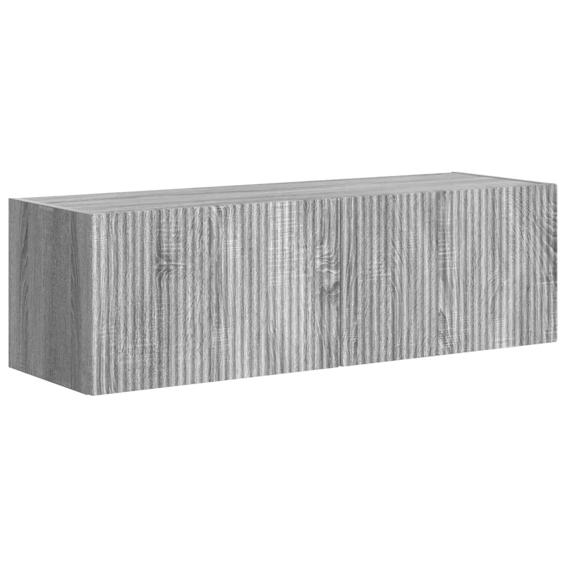TV Wall Cabinet Set 6 pcs Grey Sonoma