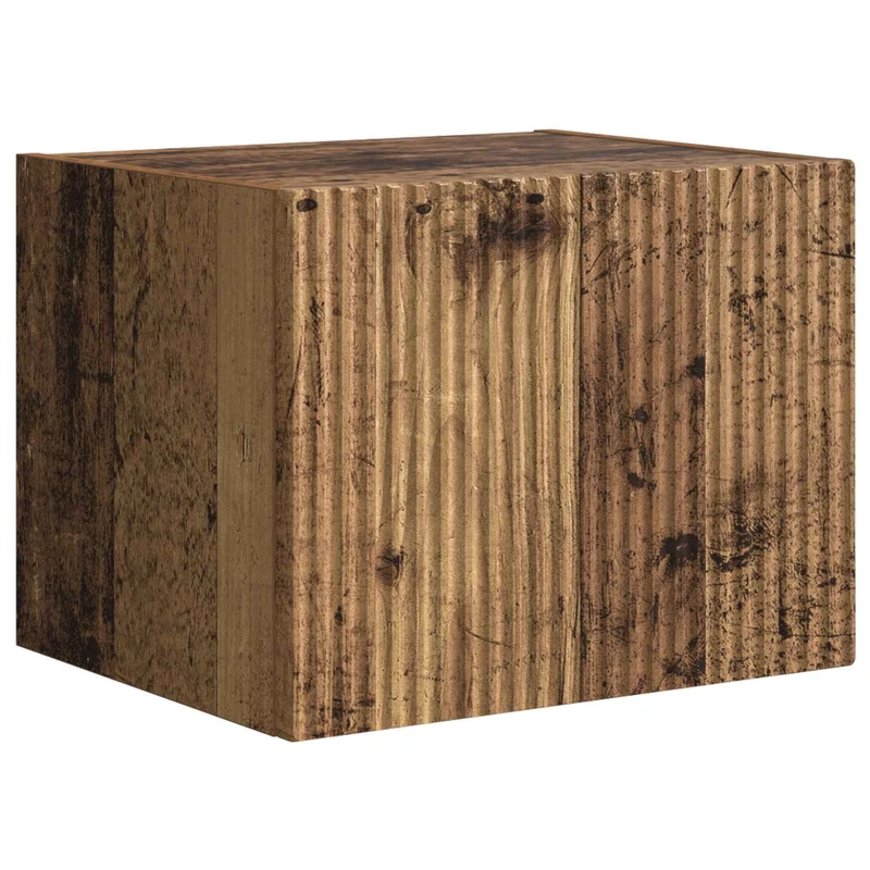 TV Wall Cabinet Set 6 pcs Old Wood